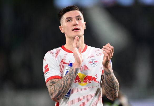 Manchester United and Newcastle United target Benjamin Sesko of RB Leipzig.